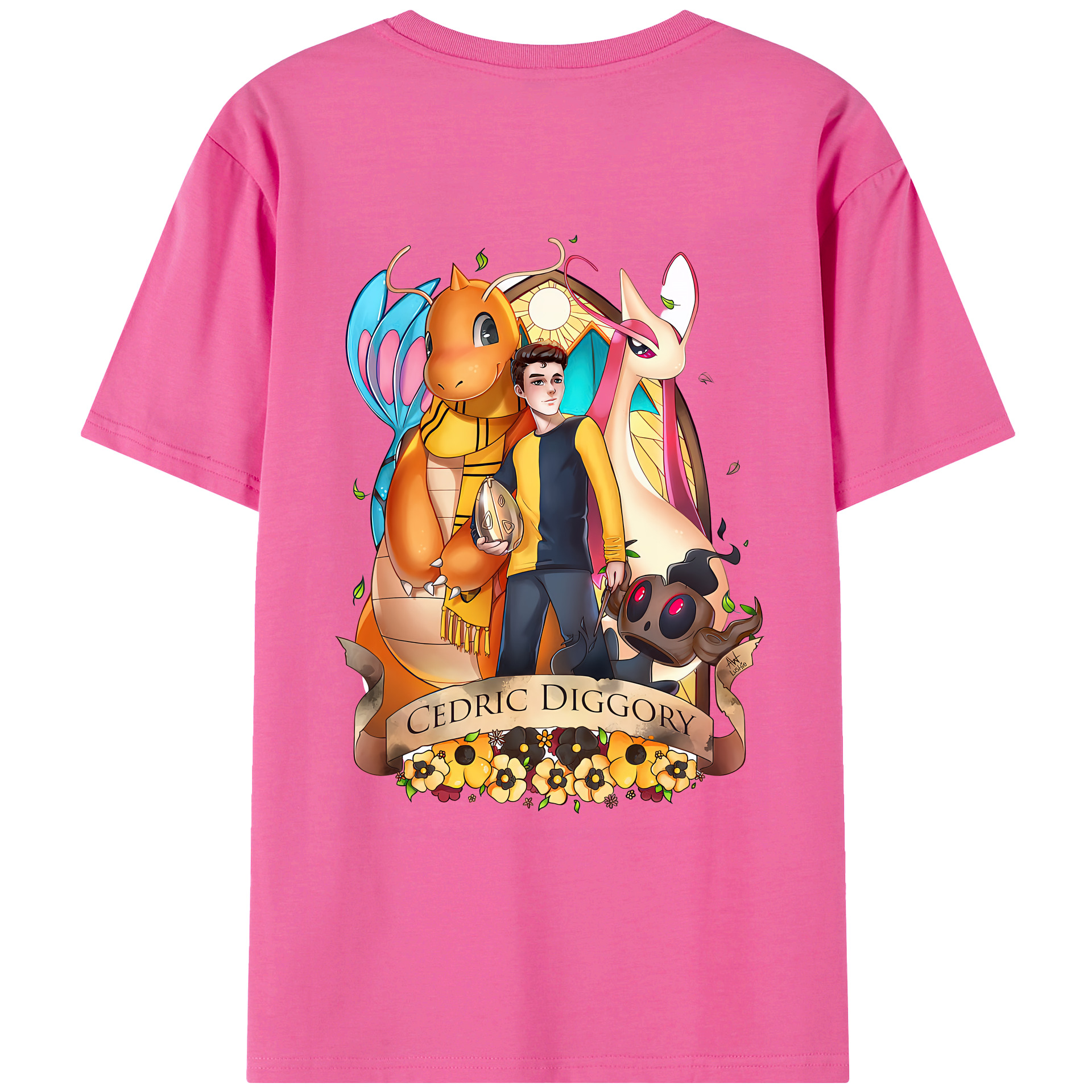 （画像用） Harry Potter ハリー・ポッターシリーズ レディース半袖Tシャツ(バックプリント)